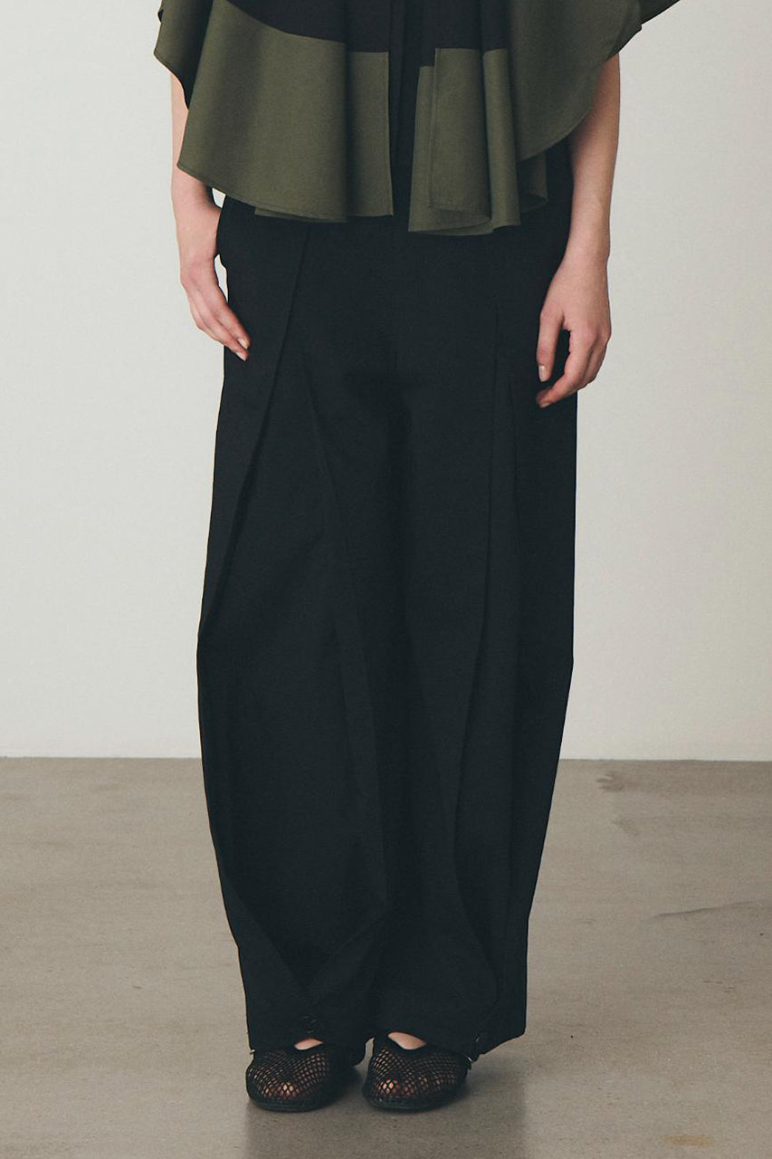 ジュン オカモト/JUN OKAMOTOの【予約販売】フロントタックストレッチワイドパンツ(デニム/P-33154-JFC)