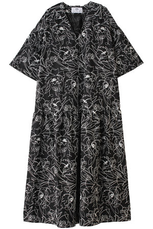 ジュン オカモト/JUN OKAMOTOのフラワーエンブロイダリー ティアード ドレス(110500/110503)