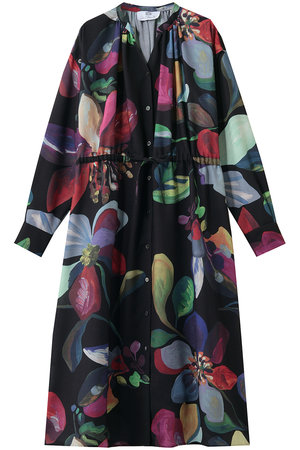 ジュン オカモト/JUN OKAMOTOのフラワーモチーフプリント ドレス(110500/110503)