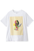 フラワーリーフグラフィックTシャツ