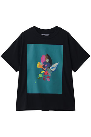 ジュン オカモト/JUN OKAMOTOのフラワーリーフグラフィックTシャツ(110100/110102)