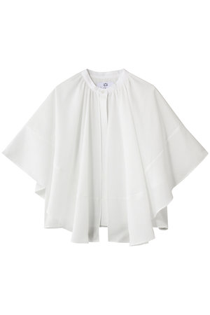 ジュン オカモト/JUN OKAMOTOのケープレイヤード バイカラーブラウス(110400/110402)