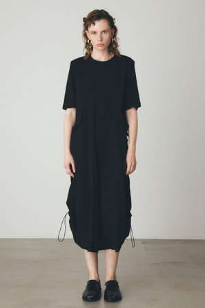 ジュン オカモト/JUN OKAMOTOの【予約販売】コットン楊柳ドローコードドレス(110500/110503)
