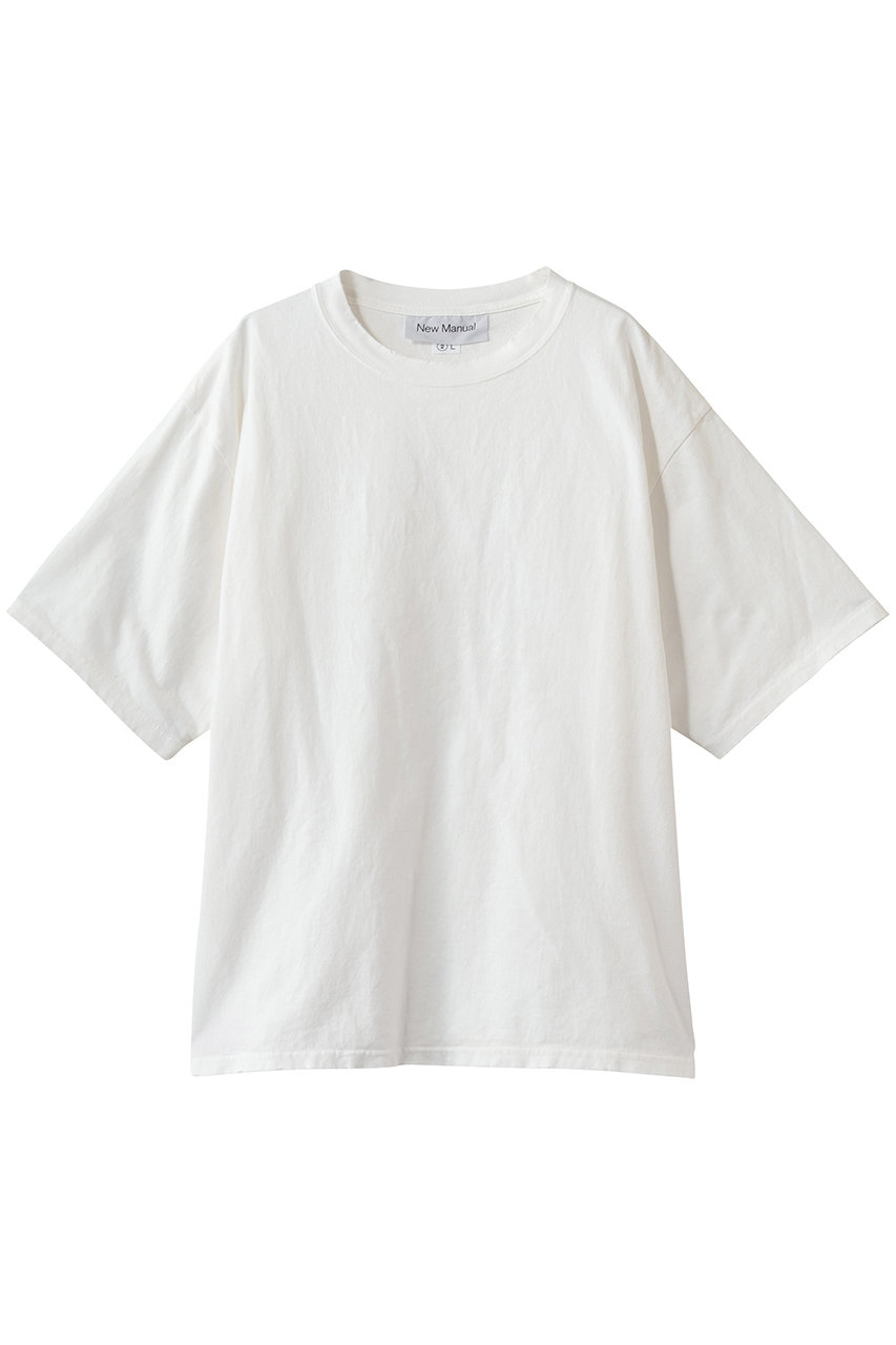 ニュー マニュアル/New Manualの【MEN】VINTAGE WASHED Tシャツ(オフ/2026SS-CS8-YT)