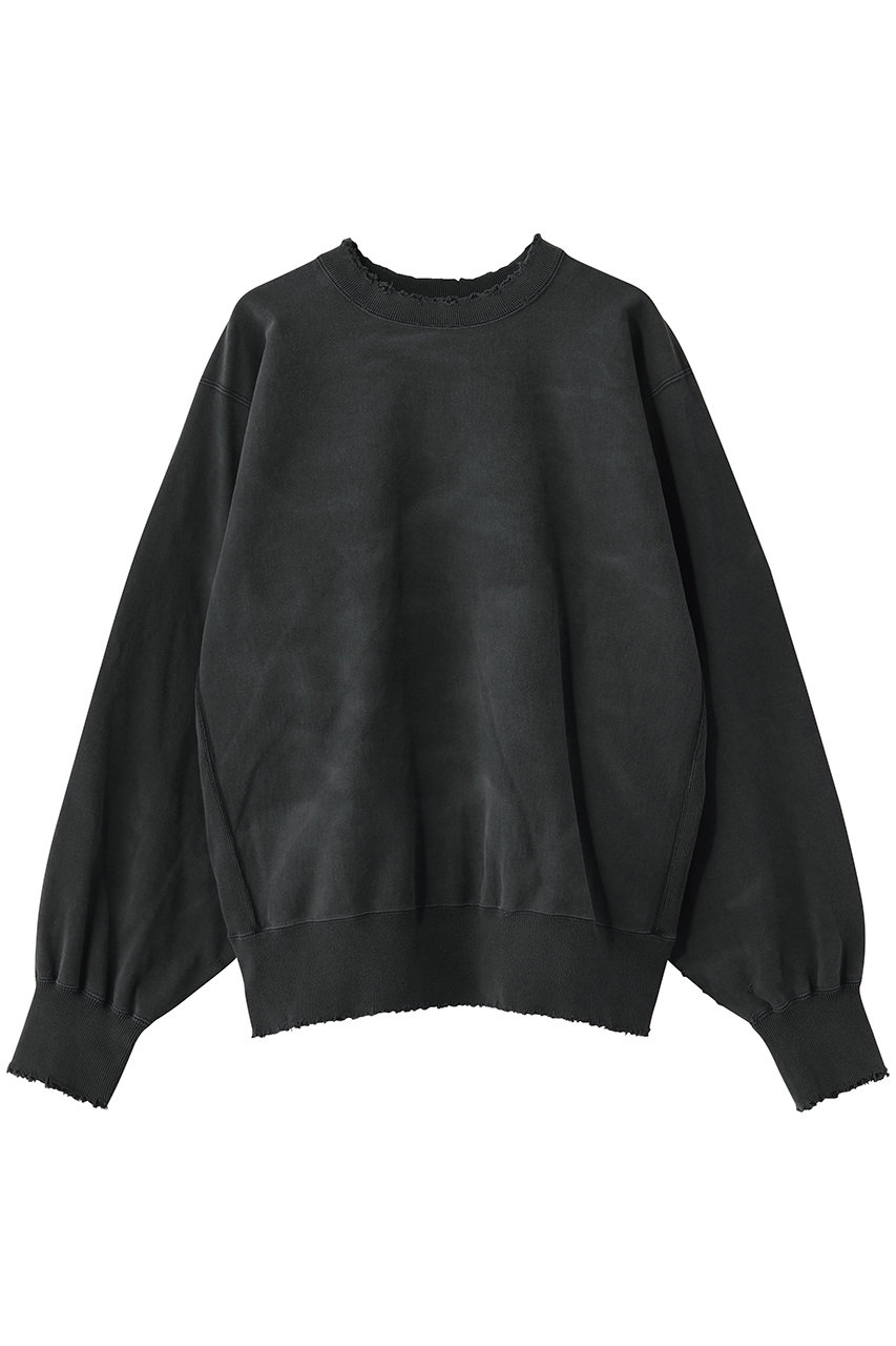 ニュー マニュアル/New Manualの【MEN】VINTAGE WASHED スウェット プルオーバー(ブラック/2026SS-CS1-YT)