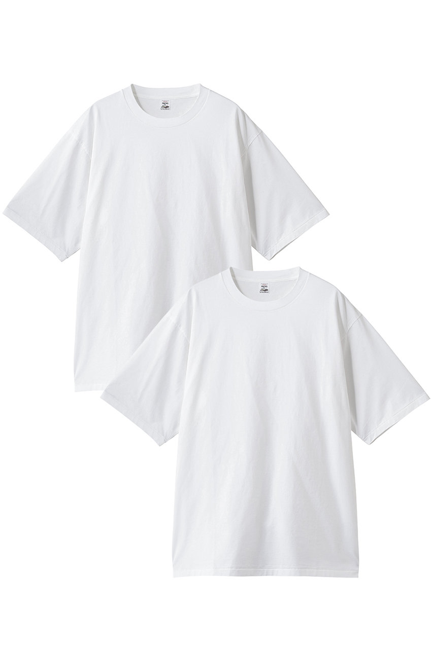 ニュー マニュアル/New Manualの【MEN】PACK 2P Tシャツ(オフ/2026SS-CS7-YT-1)