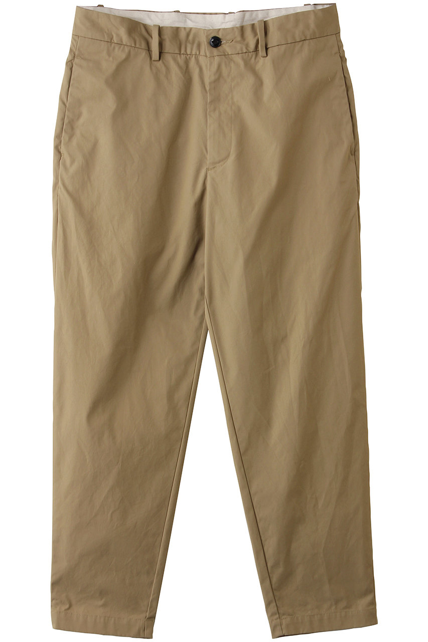 ニュー マニュアル/New Manualの【MEN】チノ テーパードトラウザーズ(ベージュ/2026SS-PT3-YT)