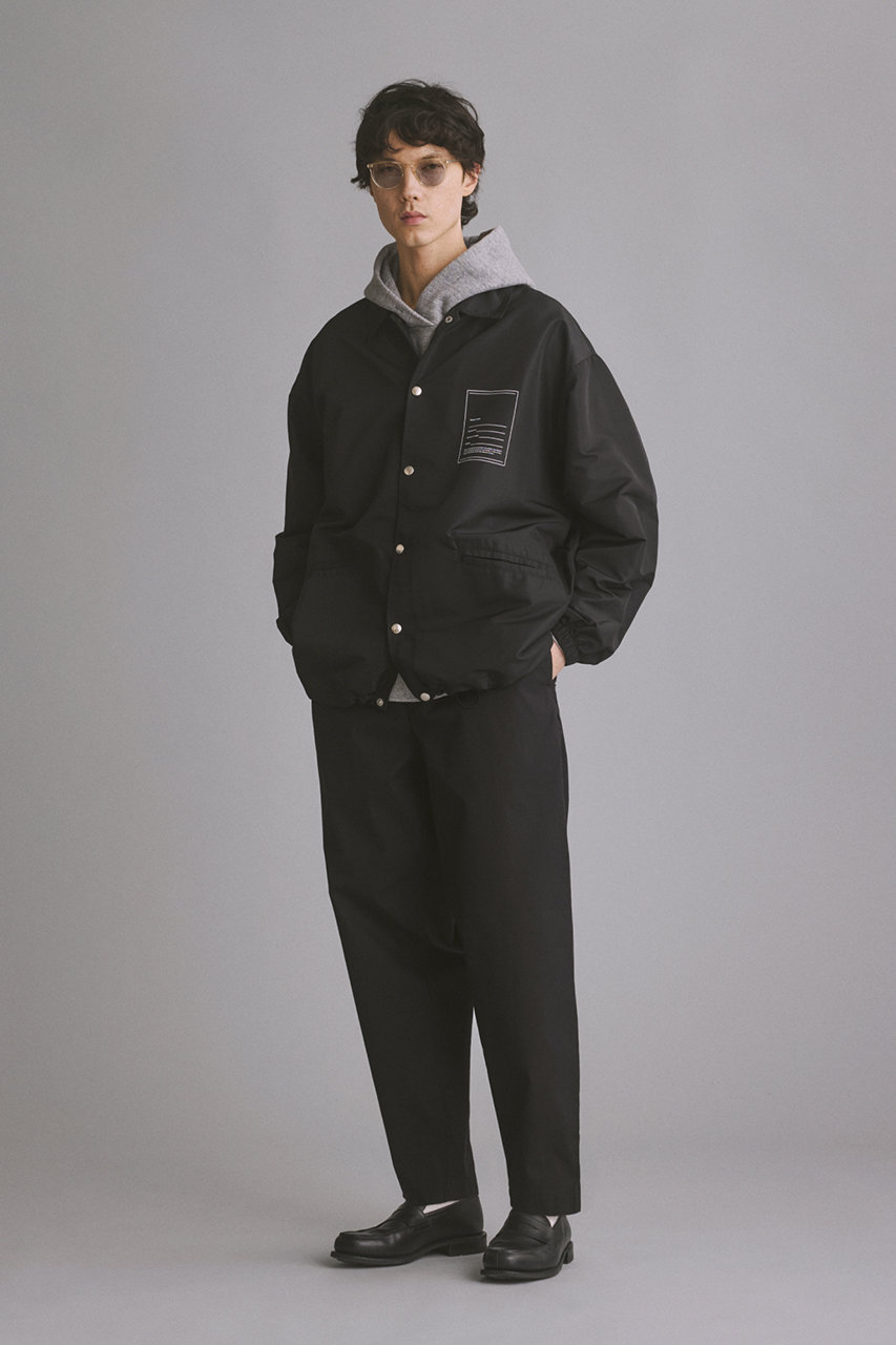 New Manual(ニュー マニュアル)｜【MEN】コーチジャケット/ブラック の