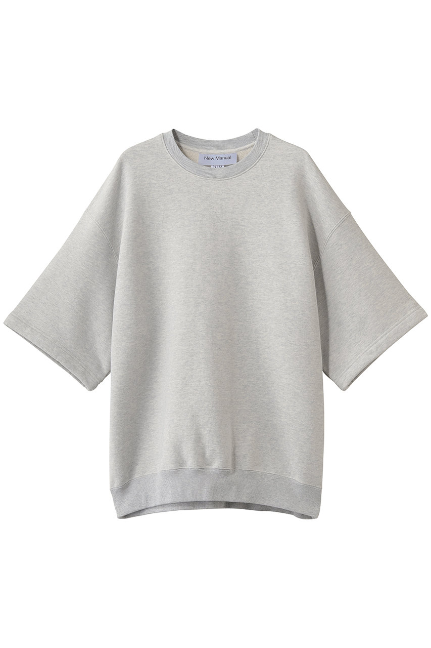 ニュー マニュアル/New Manualの【MEN】スウェットショートスリーブ プルオーバー(オーシャンターコイズメタリック/2026SS-CS9-YT)