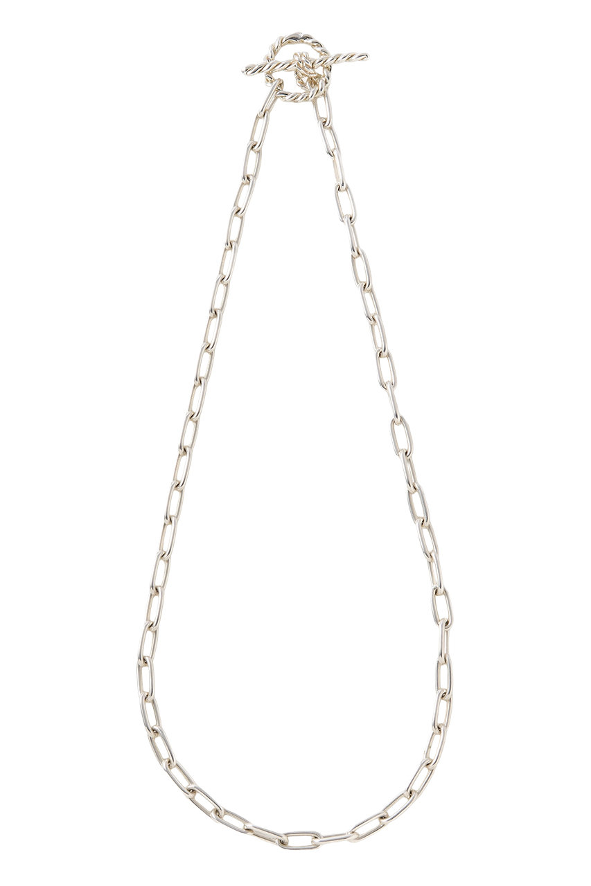 イヴェット/YVETTEのANDO スクエアチェーンネックレス(シルバー/N-23 SV)