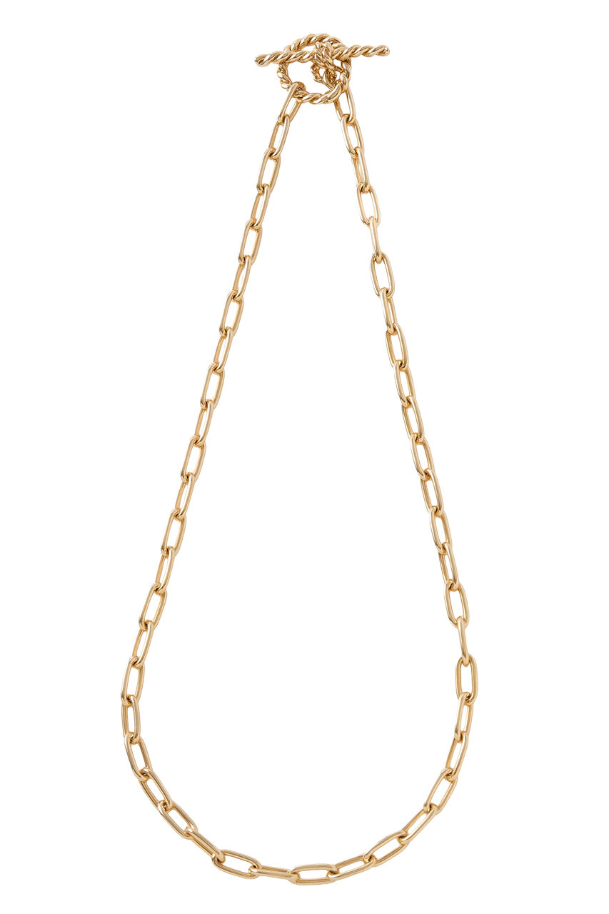 イヴェット/YVETTEのANDO スクエアチェーンネックレス(ゴールド/N-23 GD)