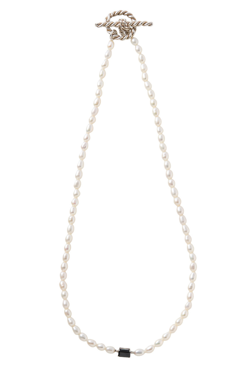 イヴェット/YVETTEの【予約販売】ANDO パールネックレス(ホワイト×ブラック/N-16 PD)