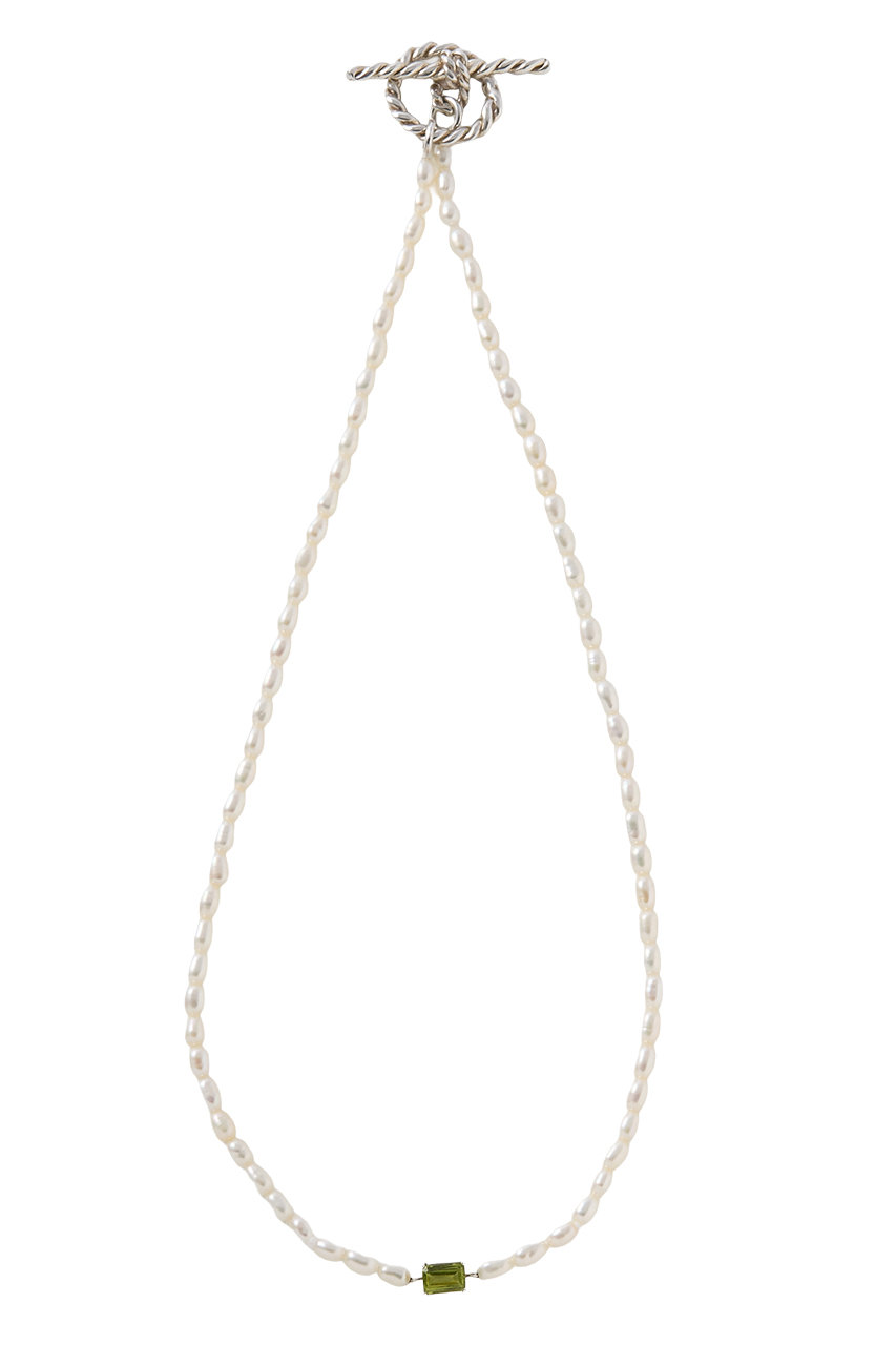イヴェット/YVETTEの【予約販売】ANDO パールネックレス(ホワイト×グリーン/N-16 PD)