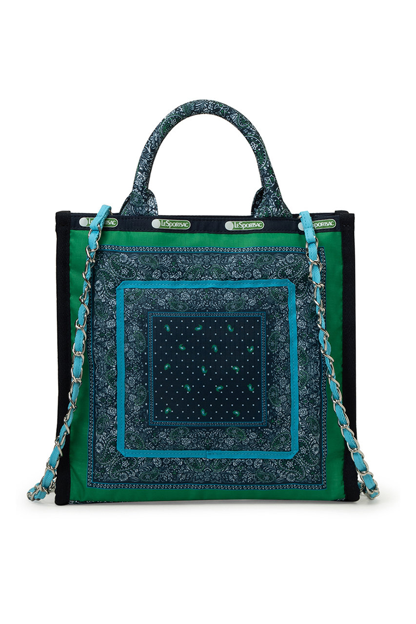 レスポートサック/LeSportsacの【4/15 10:00販売開始】【LeSportsac Atelier】スモールチェーントート(ミッドナイトガーデンバンダナ/2010LE14)