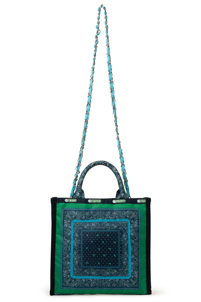レスポ—トサック　バンダナグリーン 中古・古着通販】LeSportsac Atelier (レスポートサック アトリエ) SM