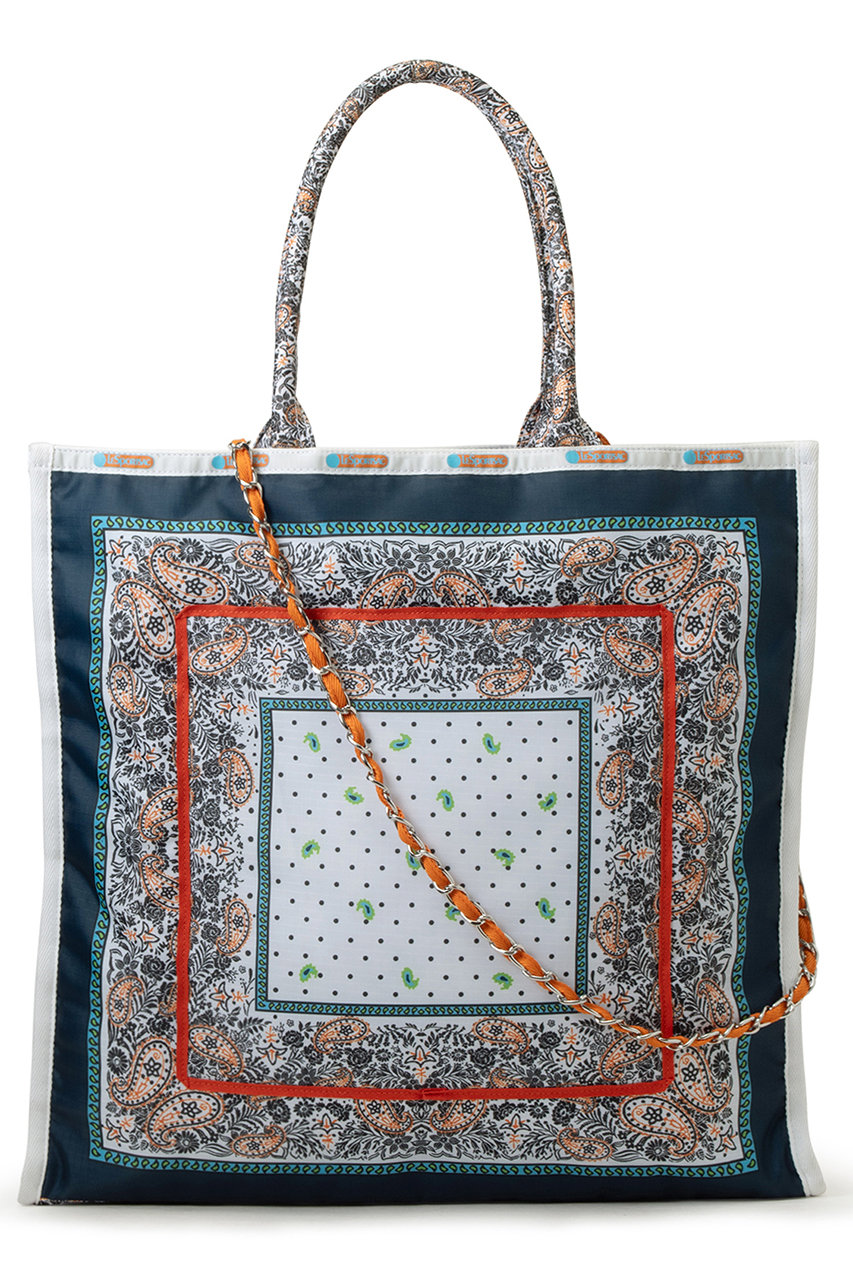 レスポートサック/LeSportsacの【4/15 0:00販売開始】【LeSportsac Atelier】ラージチェーントート(サンリットガーデンバンダナ/2016LE14)