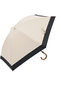 【3/20 0:00販売開始】3段コンパクト 折りたたみ日傘/バイカラー(50cm) アントゥーレ/untule ベージュ・ブラック(BE/BK)