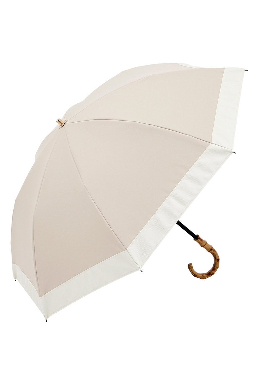 アントゥーレ/untuleの【3/20 0:00販売開始】2段2WAY 折りたたみ日傘/バイカラー(50cm)(ベージュ・アイボリー(BE/IV)/UCPZ0012)