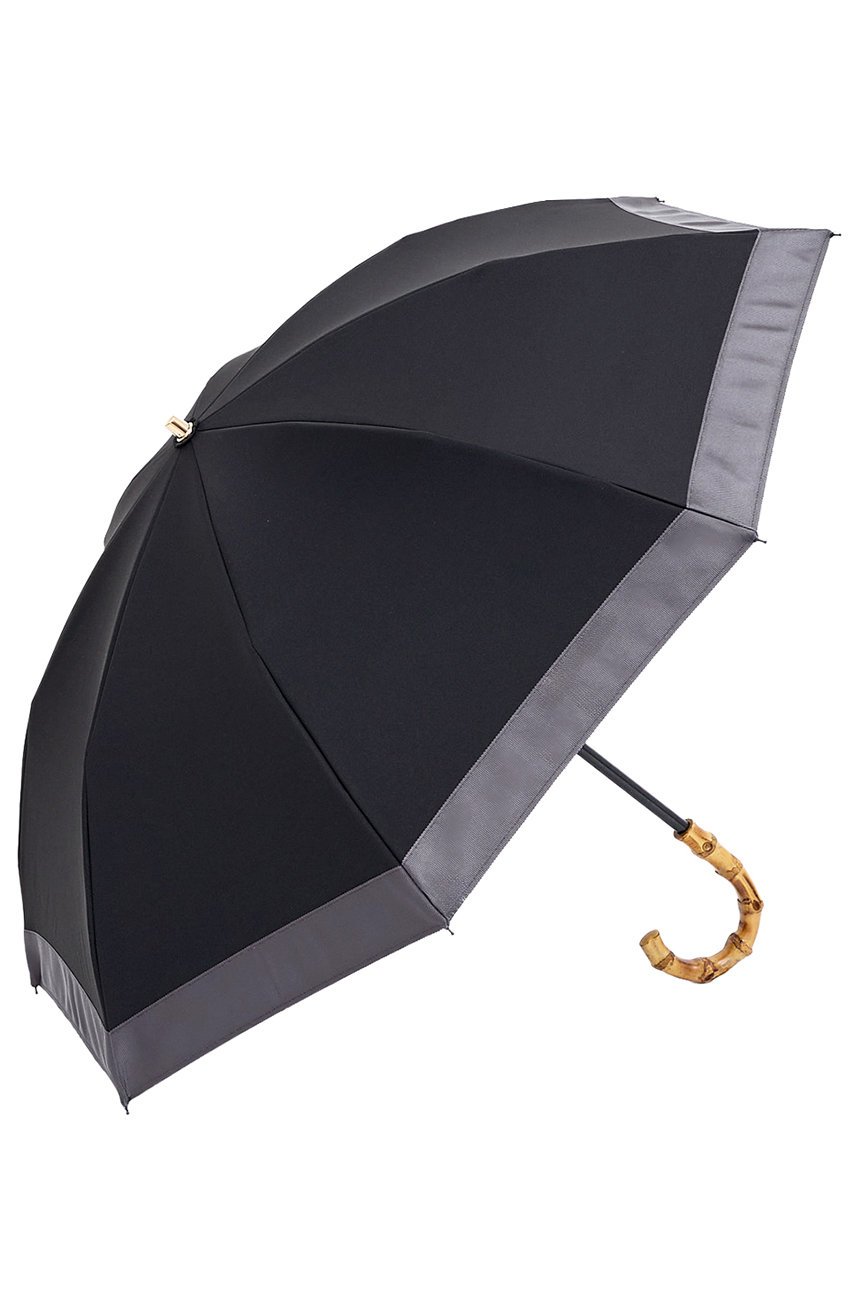 アントゥーレ/untuleの2段2WAY 折りたたみ日傘/バイカラー(50cm)(ブラック・チャコール(BK/CHA)/UCPZ0012)