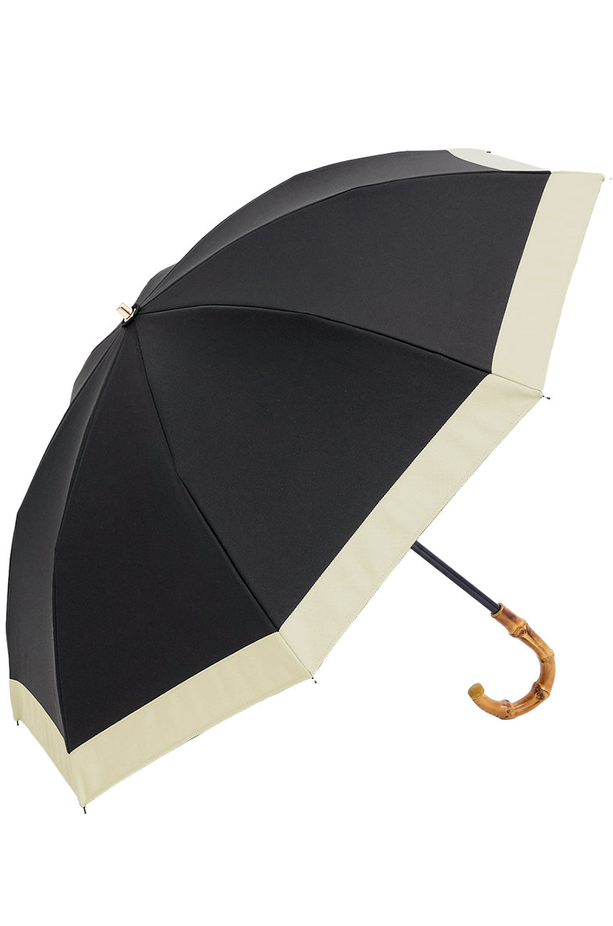 アントゥーレ/untuleの2段2WAY 折りたたみ日傘/バイカラー(50cm)(ブラック・アイボリー(BK/IV)/UCPZ0012)