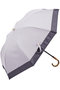 2段EASY 折りたたみ日傘/バイカラー(50cm) アントゥーレ/untule モーブグレー・Dグレー(MGY/DGY)