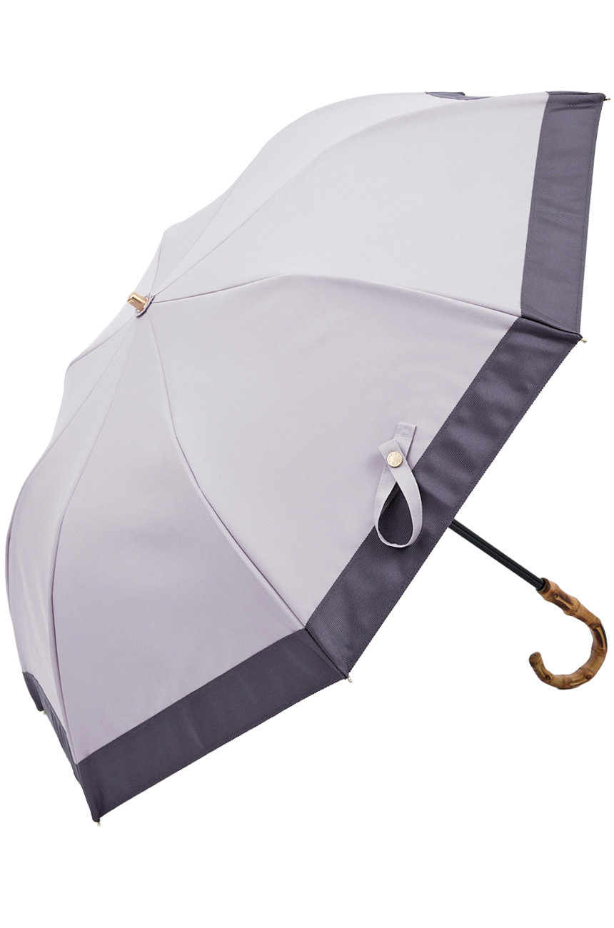 アントゥーレ/untuleの2段EASY 折りたたみ日傘/バイカラー(50cm)(モーブグレー・Dグレー(MGY/DGY)/UCPZ0015)
