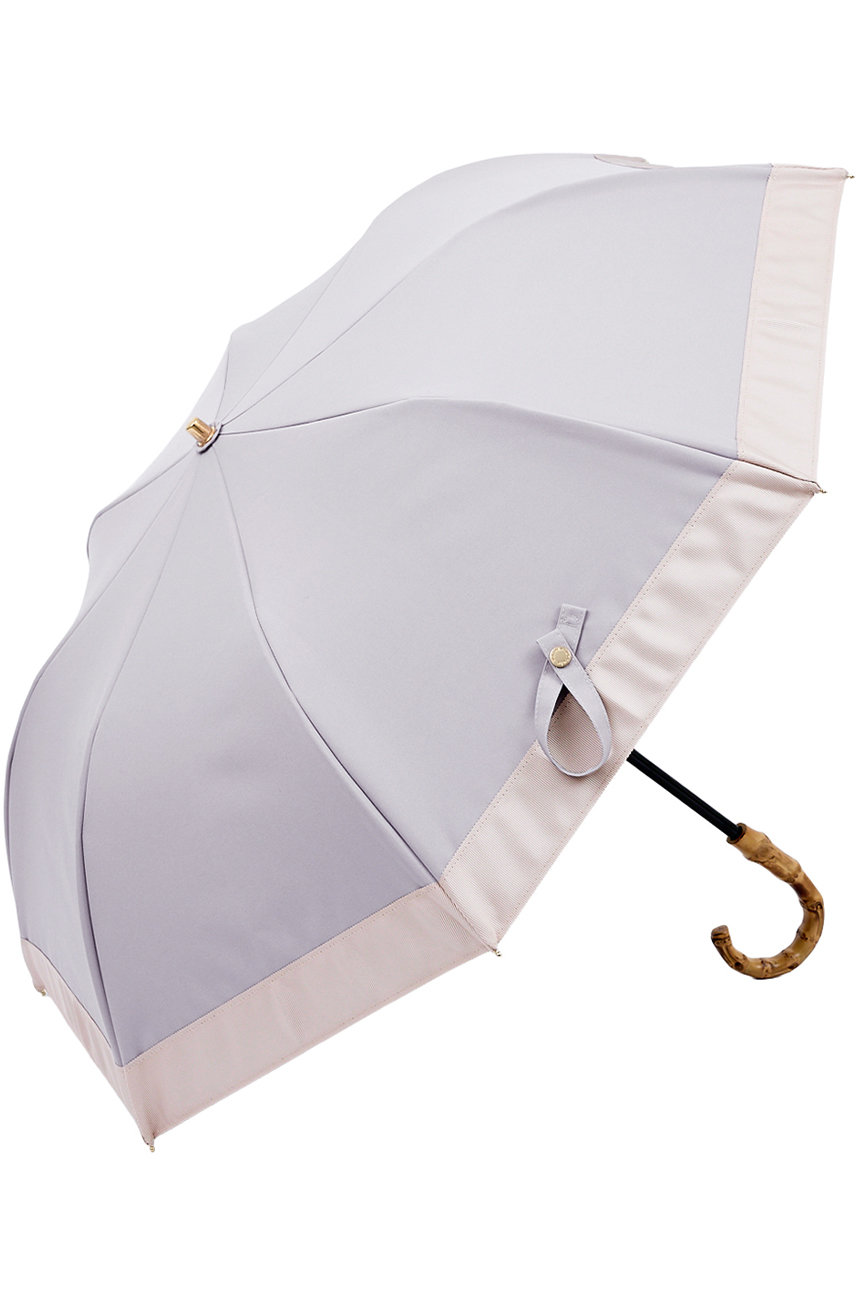 アントゥーレ/untuleの2段EASY 折りたたみ日傘/バイカラー(50cm)(モーブグレー・Pグレー(MGY/PGY)/UCPZ0015)