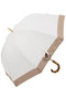 長傘 S/バイカラー(50cm) アントゥーレ/untule アイボリー・Dベージュ(IV/DBE)