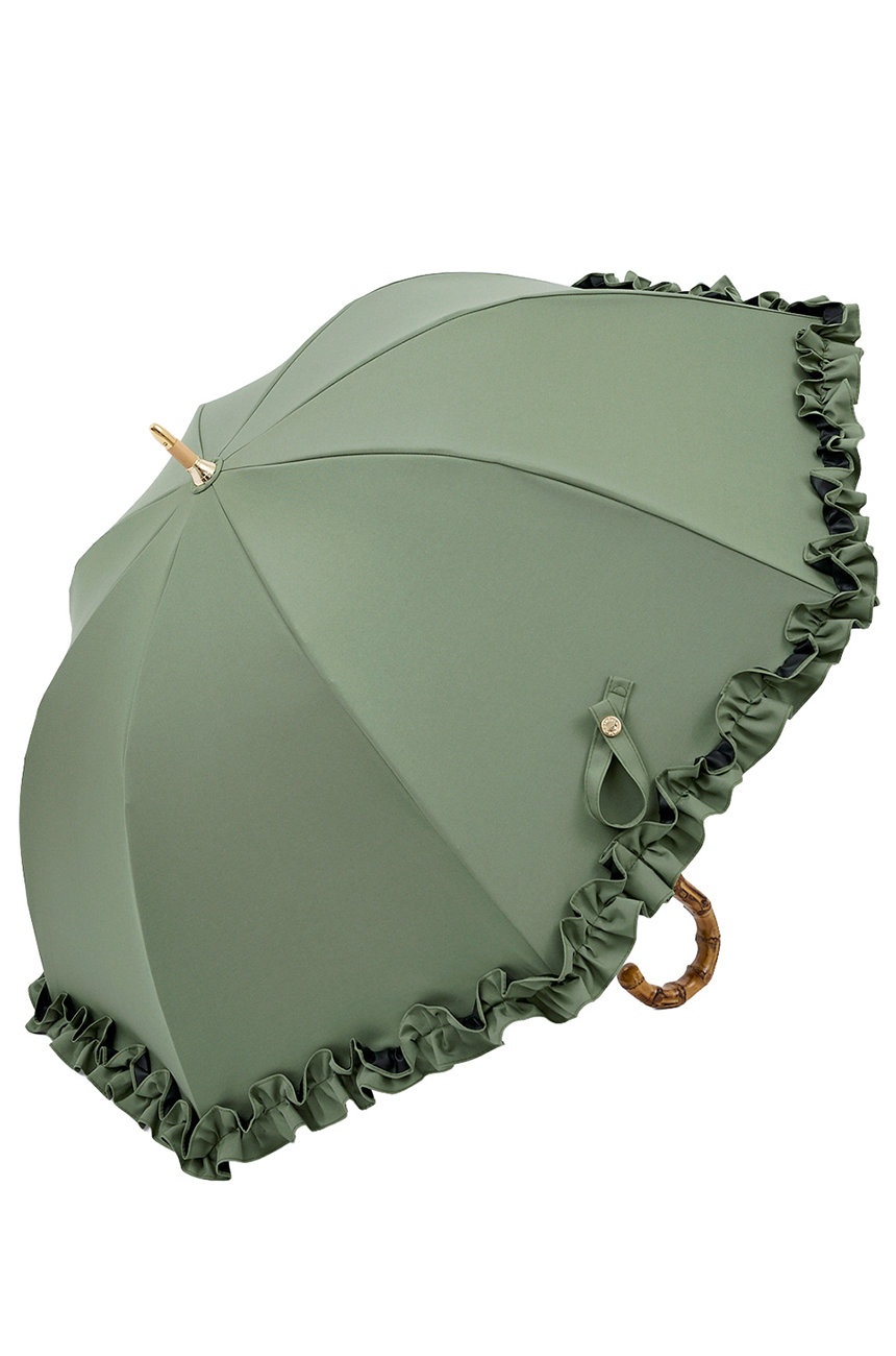 アントゥーレ/untuleの長傘 S/フリル(50cm)(オリーブ(OLV)/UCPZ0018)