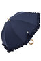 長傘 S/フリル(50cm) アントゥーレ/untule ネイビー(NV)