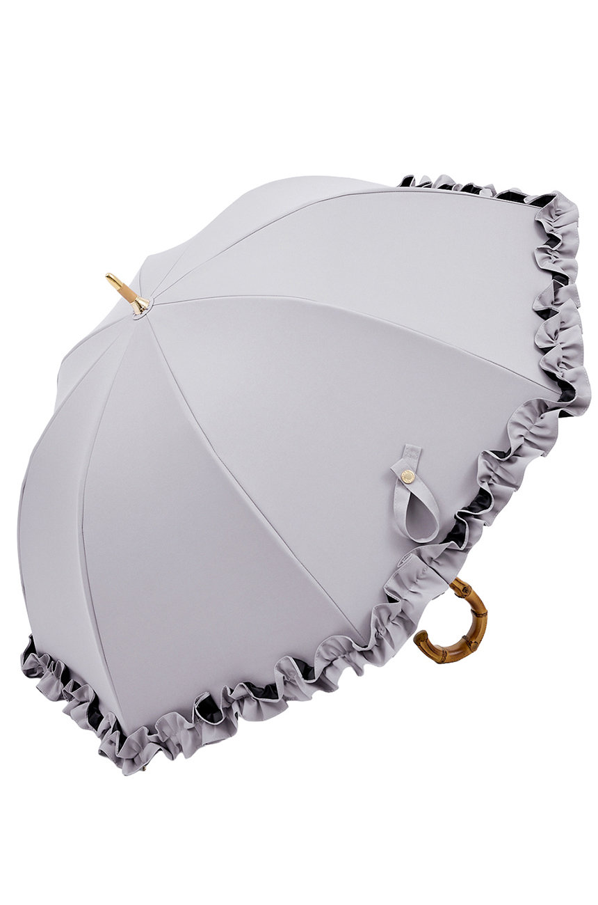 アントゥーレ/untuleの長傘 S/フリル(50cm)(モーブグレー(MGY)/UCPZ0018)