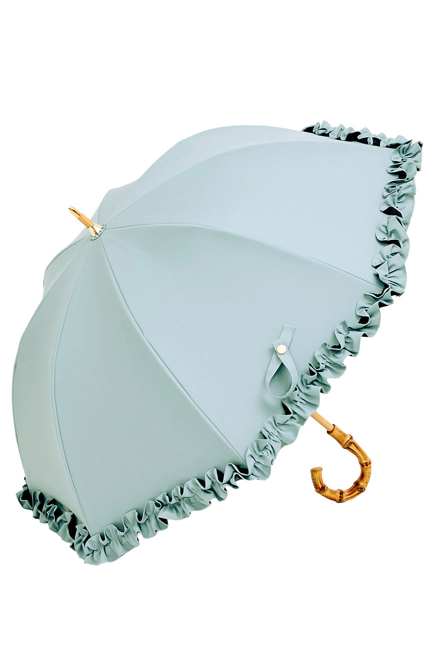 アントゥーレ/untuleの長傘 S/フリル(50cm)(セージ(SG)/UCPZ0018)
