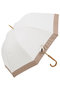 長傘 M/バイカラー(55cm) アントゥーレ/untule アイボリー・Dベージュ(IV/DBE)