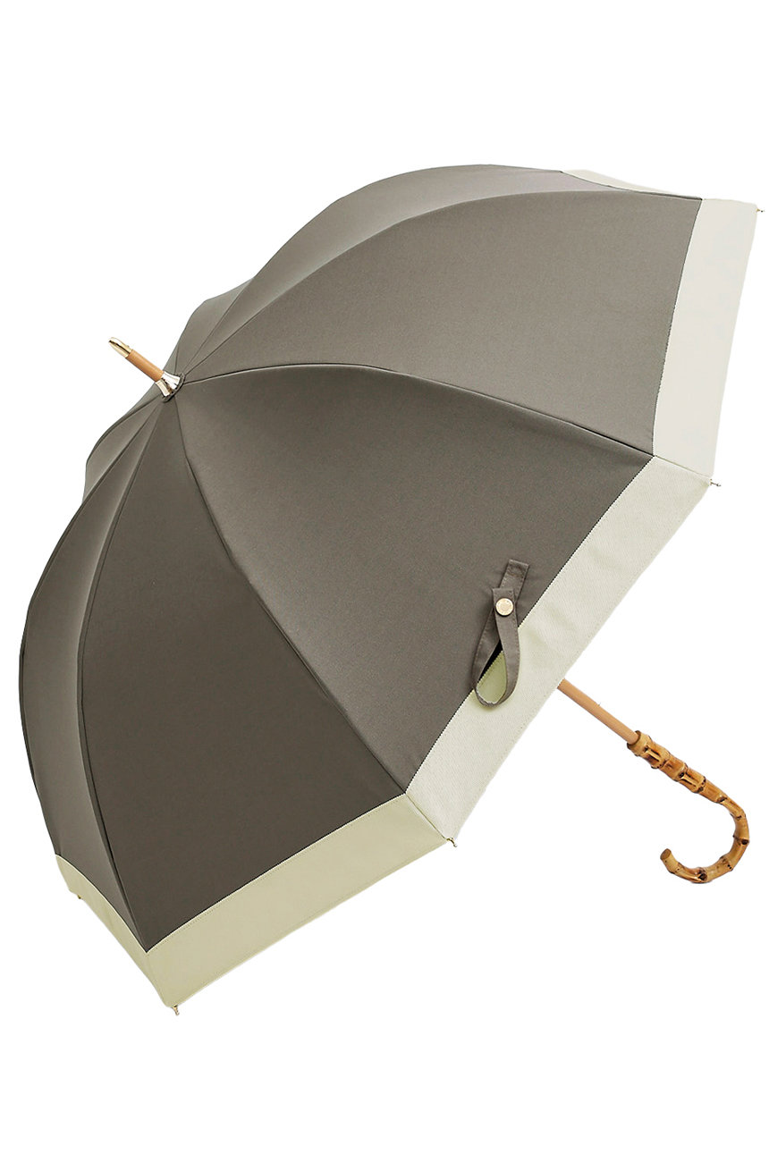 アントゥーレ/untuleの長傘 M/バイカラー(55cm)(Dグレー・アイボリー(DGY/IV)/UCPZ0020)