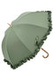 長傘 M/フリル(55cm) アントゥーレ/untule オリーブ(OLV)