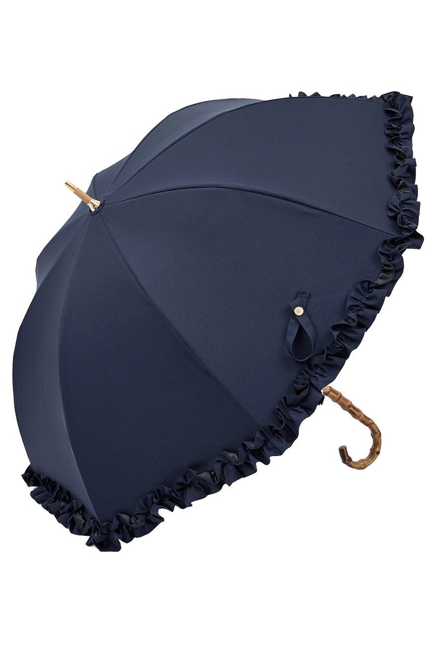 アントゥーレ/untuleの長傘 M/フリル(55cm)(ネイビー(NV)/UCPZ0021)