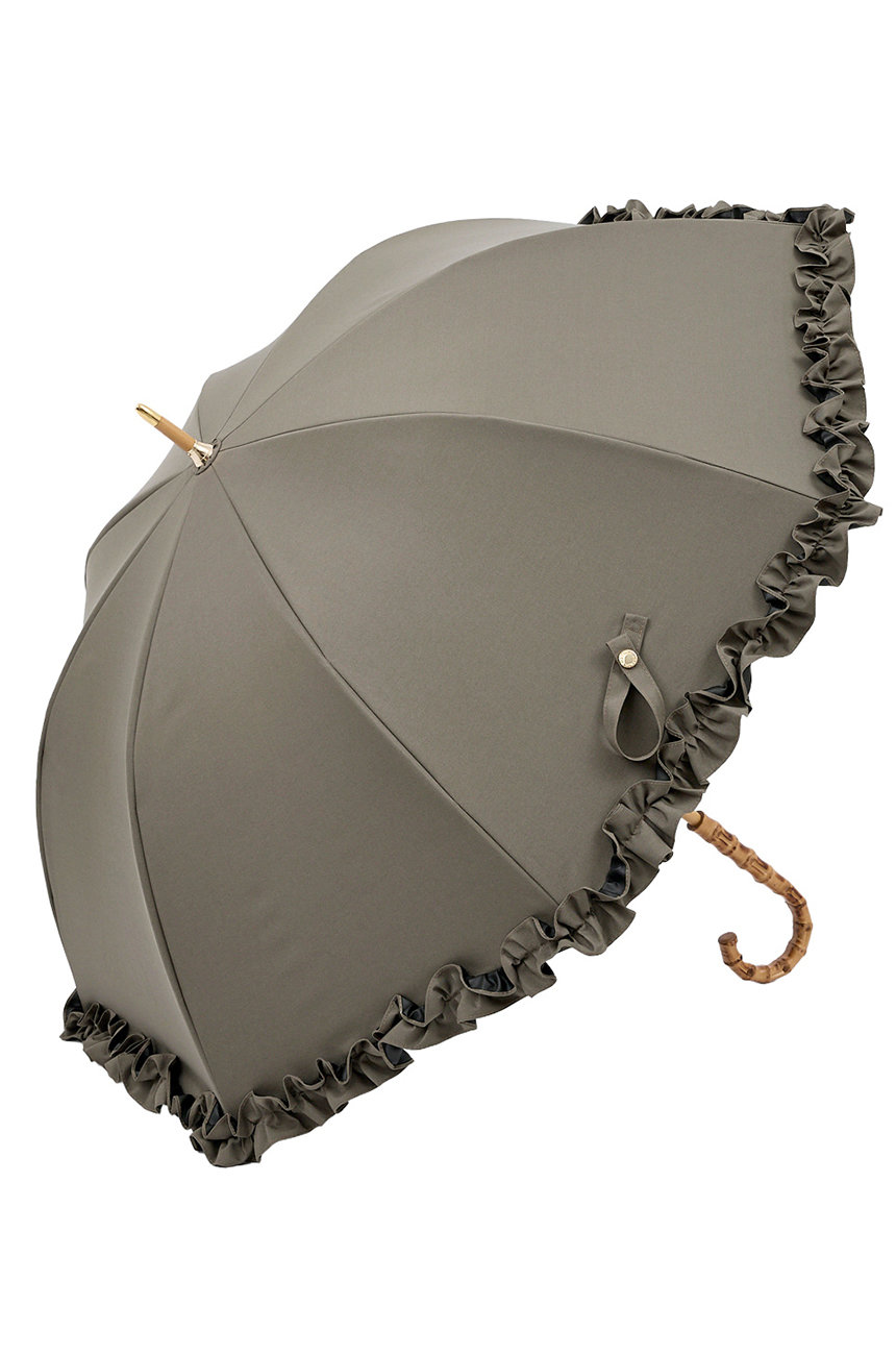 アントゥーレ/untuleの長傘 M/フリル(55cm)(ダークグレー(DGY)/UCPZ0021)