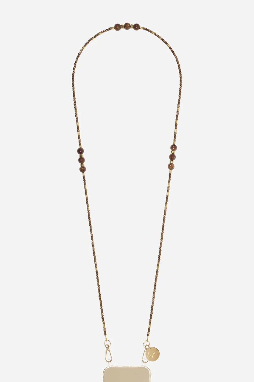 ラコックフランセーズ/La Coque Francaiseのスマホストラップ LONGUE IRIS (ケース別売)(ブロンズ/LE321986)