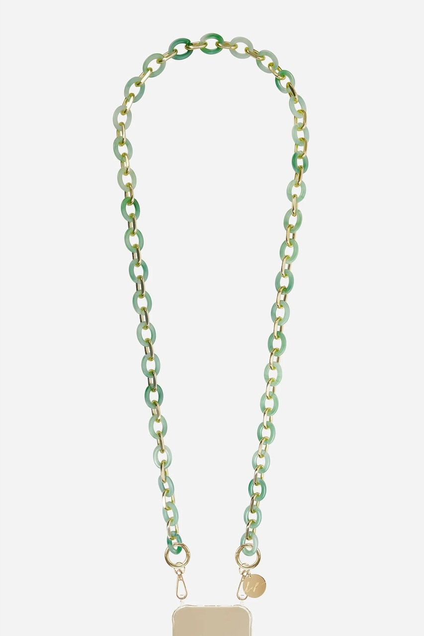 ラコックフランセーズ/La Coque Francaiseのスマホストラップ LONGUE CASSY (ケース別売)(エメラルド/LE324694)