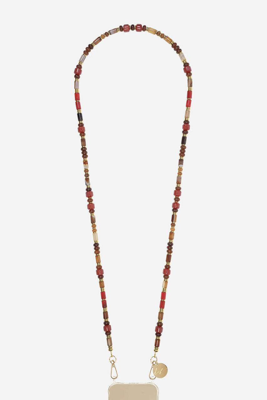 ラコックフランセーズ/La Coque Francaiseのスマホストラップ LONGUE JILL (ケース別売)(テラコッタ/LE322019)