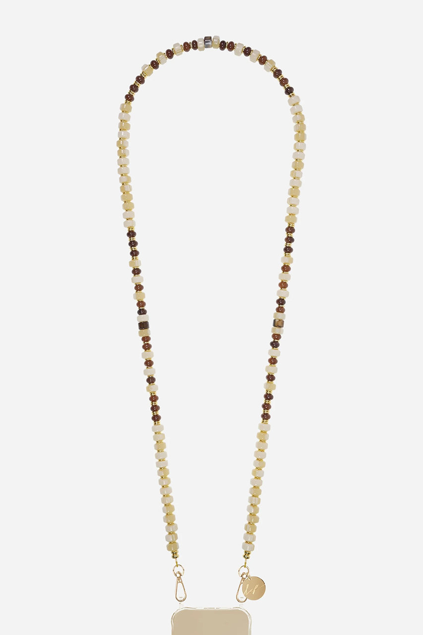 ラコックフランセーズ/La Coque Francaiseのスマホストラップ LONGUE SAVANAH (ケース別売)(ベージュ/LE322024)