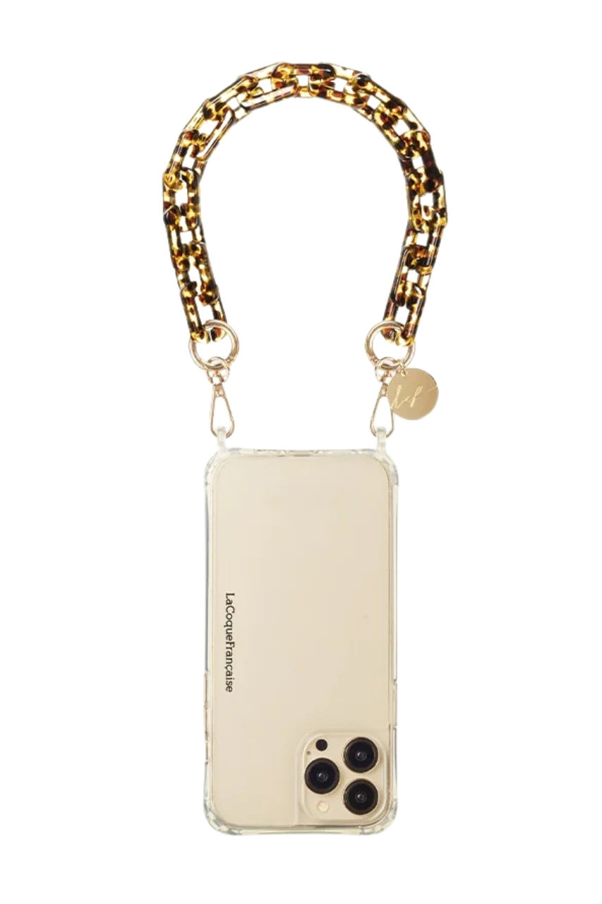 ラコックフランセーズ/La Coque Francaiseのハンドストラップ COURTE EMMY (ケース別売)(マロン/LE314887)