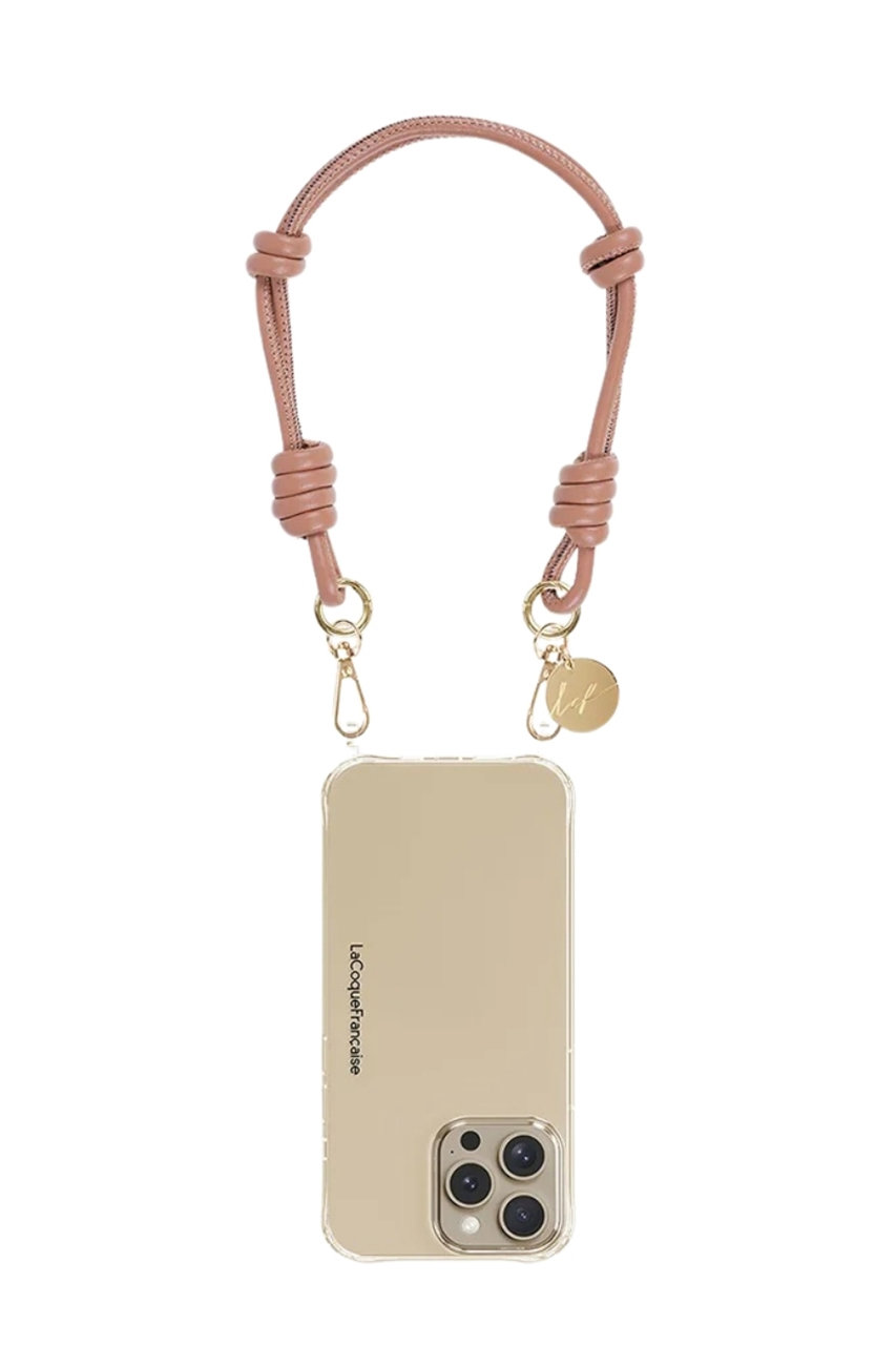 ラコックフランセーズ/La Coque Francaiseのハンドストラップ COURTE NOLAN (ケース別売)(キャメル/LE318691)