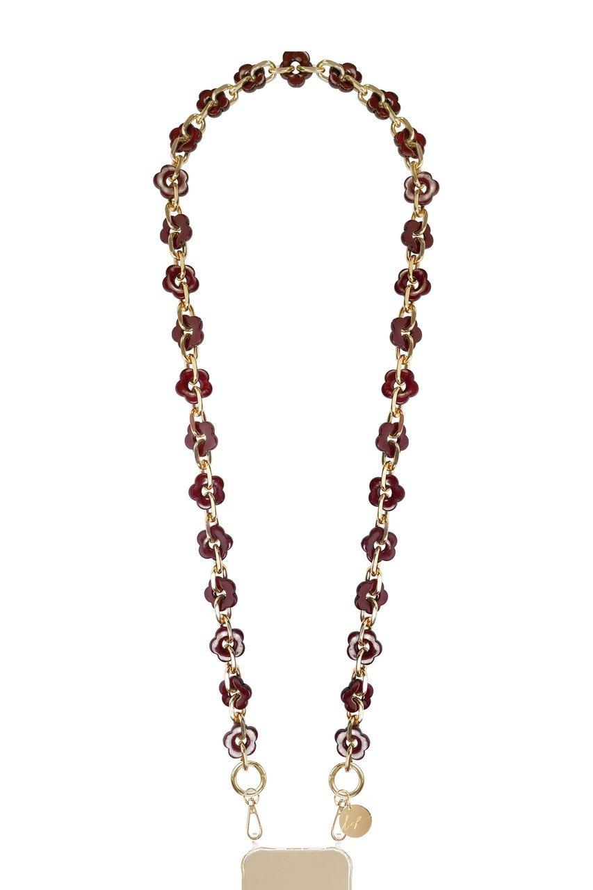 LONGUE CASSY FLEURS スマホストラップ