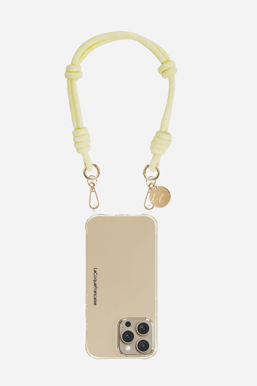 La Coque Francaise COURTE LIAM ハンドラップ (イエロー, 40cm) ラコックフランセーズ ELLE SHOP