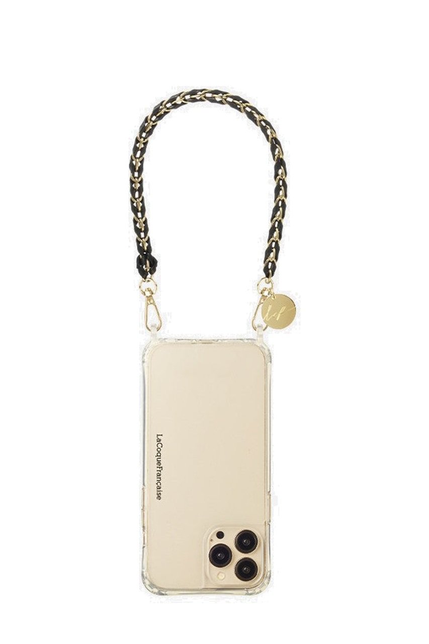 La Coque Francaise COURTE LOU ハンドラップ (ブラックゴールド, 40cm) ラコックフランセーズ ELLE SHOP