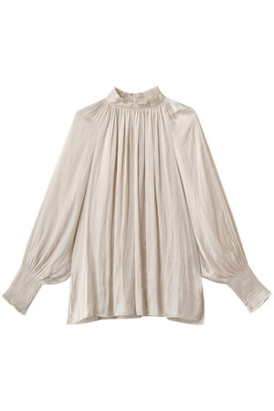 ティアラ/TIARAの【定番】2wayフリルネックギャザーブラウス(110400/110403)