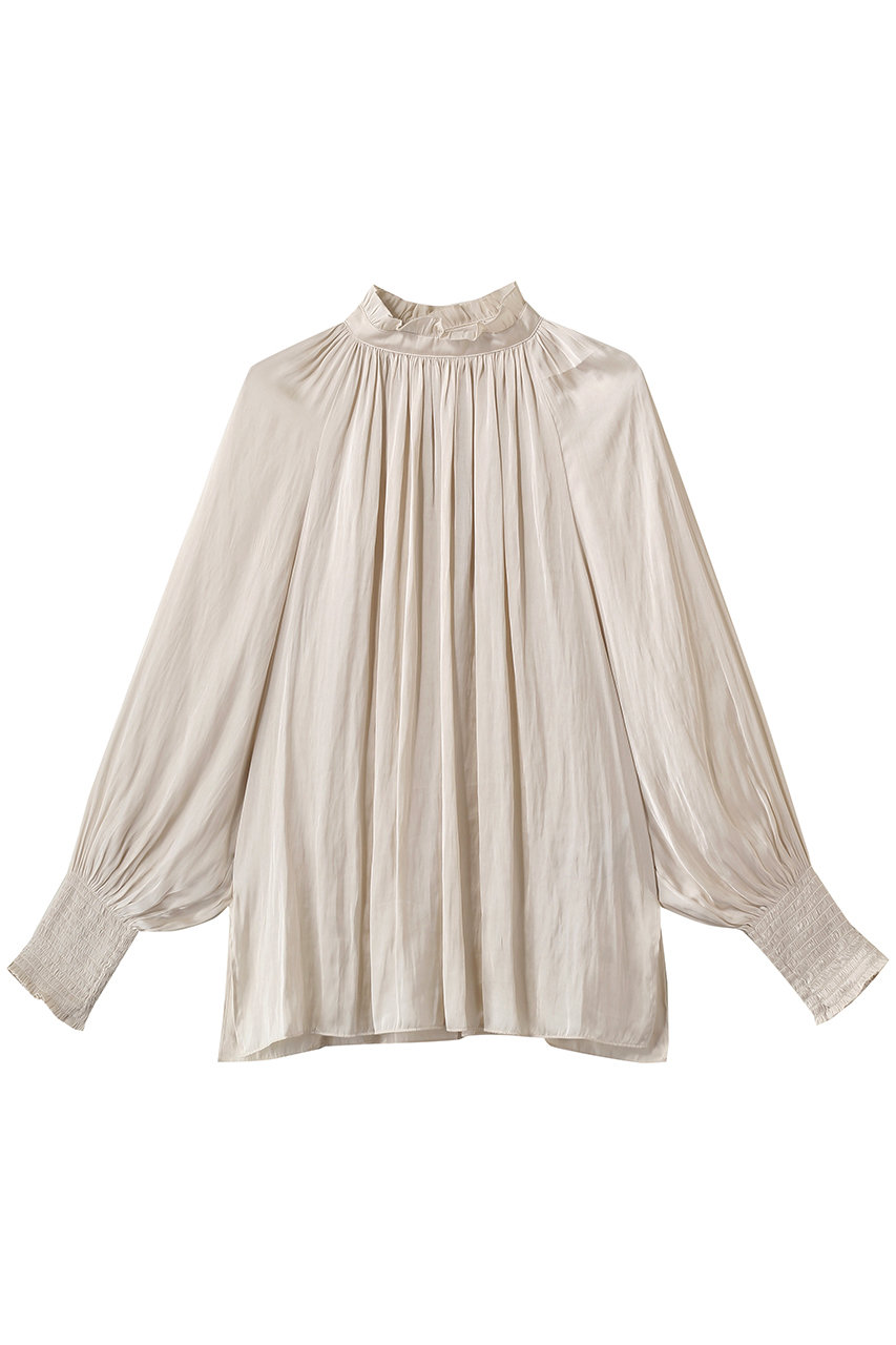 ティアラ/TIARAの【定番】2wayフリルネックギャザーブラウス(アイボリー/A0161FB 021)