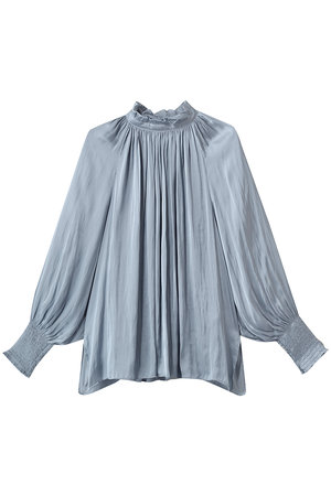 ティアラ/TIARAの【定番】2wayフリルネックギャザーブラウス(110400/110403)