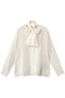 キュプラボウタイブラウス ティアラ/TIARA アイボリー